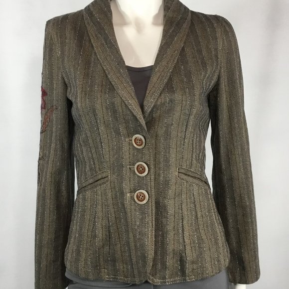 Kenzo Brown Blazer - Picture 1 of 6